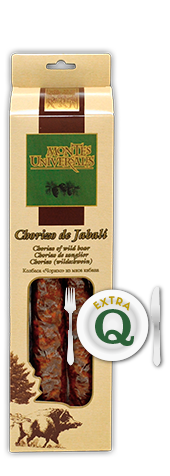 chorizo en chapelet de sanglier aveic étui